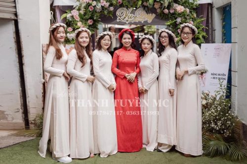 Thuê áo dài cưới tại quận Tân Bình - Áo dài Thanh Tuyền MC