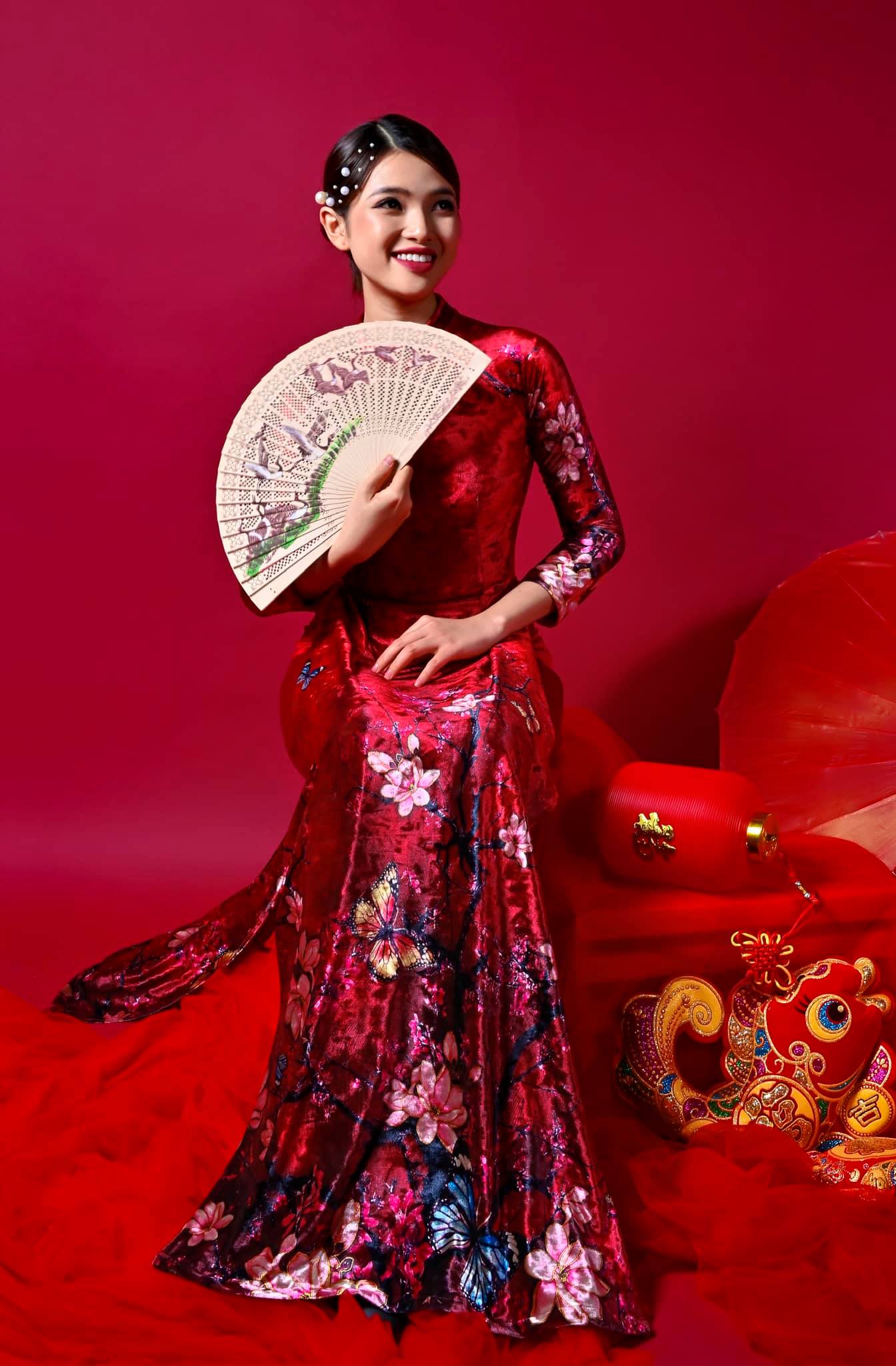 Áo dài cưới cách tân tại áo dài Sen Việt Nha Trang
