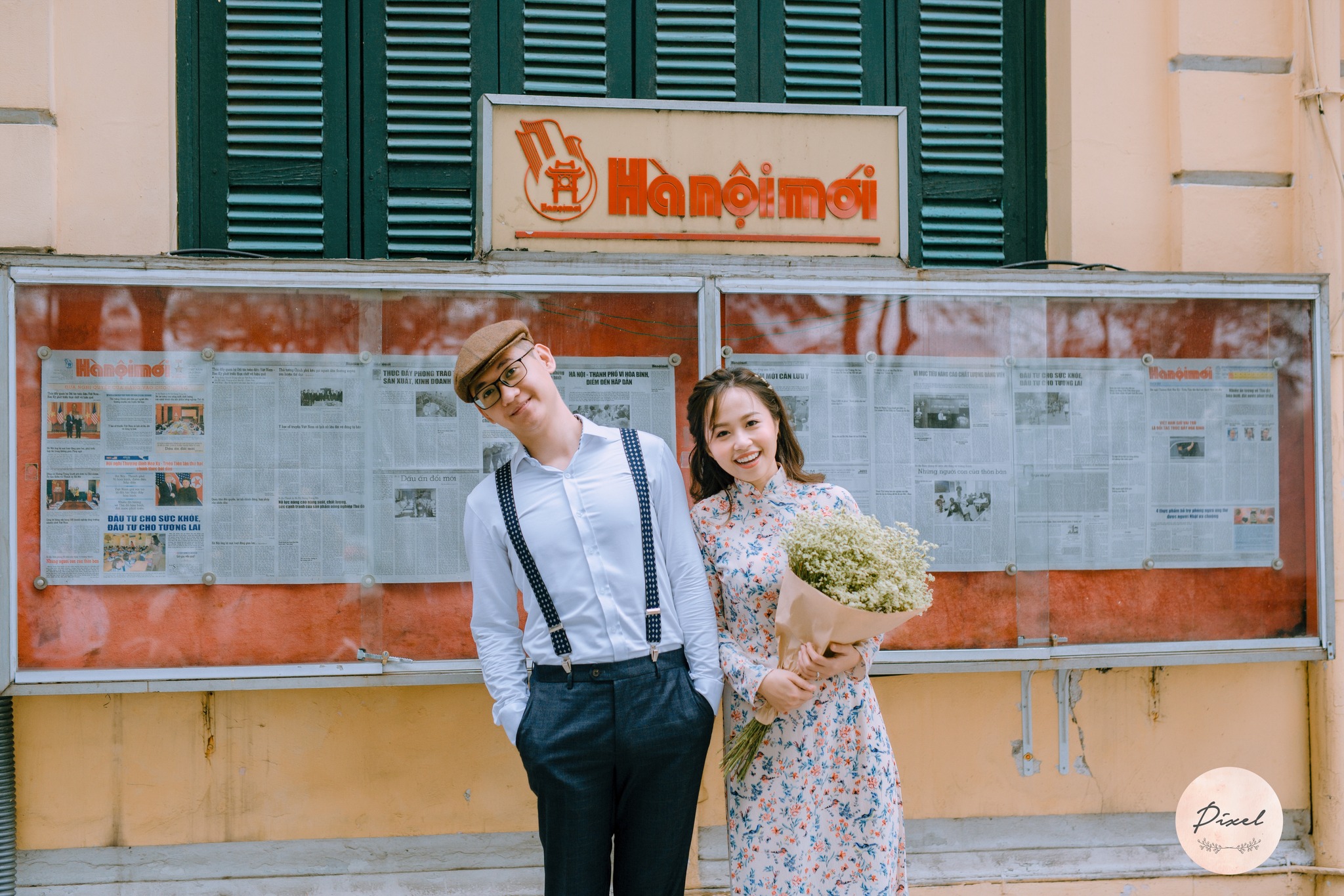Bộ ảnh cưới độc đáo được thực hiện tại phố cổ Hà Nội