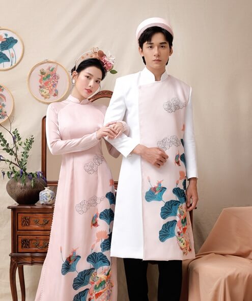 cửa hàng cho thuê áo dài cưới tại Thuận An Bình Dương